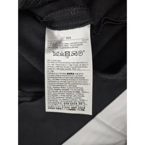 Banana Republic Factory Black Pencil Skirt Faux Leather‎ Panel Size 6 Edgy Goth thumbnail 6