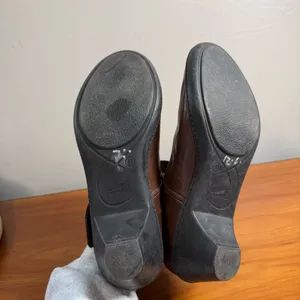 Dansko Bess Mary Jane Dark Brown Heel Leather Round Toe Comfort 37‎ thumbnail 6