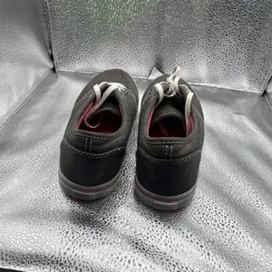 Vans‎ Women's Size 8 Gray Canvas Lace-Up Sneakers Pink Lining Casual Shoes thumbnail 10