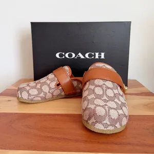 NWT Coach Blake Clog In Signature Textile Jacquard size US5 thumbnail 9