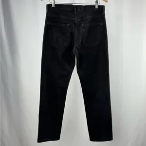 Free People Bren Boyfriend Jean in Black‎ Magic Size 26 thumbnail 4