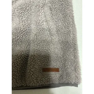 Free Country Womens Small Sherpa Fleece Vest Taupe Full Zip Cozy Outdoor 0584 thumbnail 4
