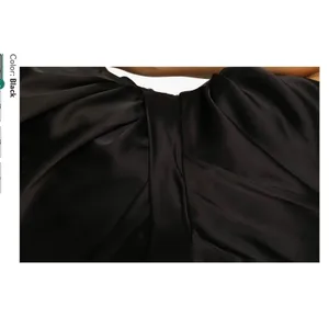 A60. Petal and pup, Nadia One-Shoulder Satin Maxi Dress thumbnail 3