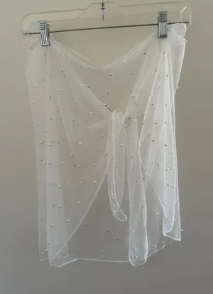 SheIn Pearl Swimsuit Coverup thumbnail 1