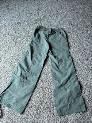 Love Tree Olive Green Wide-Leg Pull-On Pants thumbnail 3