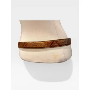 American Vintage Vintage Genuine Snakeskin Leather Belt Brown Python S/M 29–33” thumbnail 5