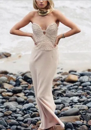 Sabo Skirt Luxe Formal Lace Alaia Dress thumbnail 1