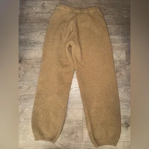 SKIMS Teddy Brown Sweatpants S/M Womens thumbnail 9