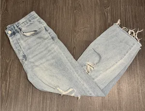 Womens Wild Fable Light Blue Denim Ripped Jeans Size 10 thumbnail 1