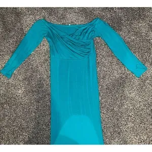 Womens‎ Maternity Off Shoulders Long Sleeve Photography Dress Size Large thumbnail 1