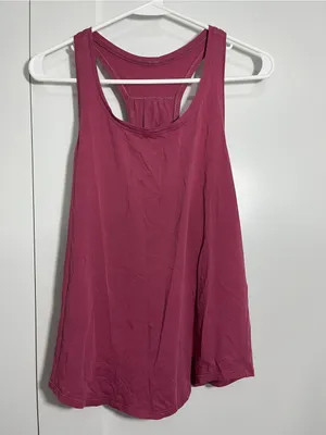 Lululemon Medium Mauve Moss Rose Pleated Love Tank Top thumbnail 3