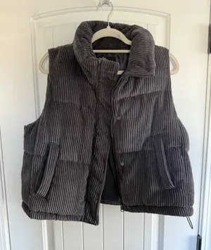 7 For All Mankind Blue Corduroy Vest thumbnail 1