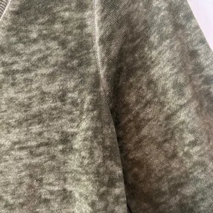 ⭐️Abound green vintage looking high low long sleeve vneck sweater size XS thumbnail 5