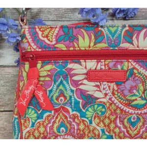 Vera Bradley Crossbody Purse Paisley in Paradise Cotton Quilted Hipster Summer thumbnail 2