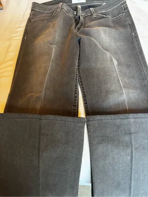 Habitual Ladies Charcoal Slim Straight Jeans thumbnail 2