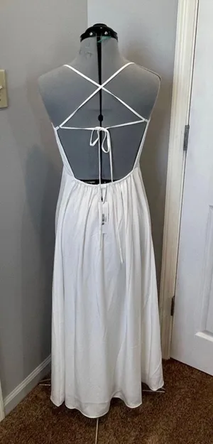Long White Dress thumbnail 2