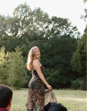 Zebra print dress Black Size M thumbnail 2