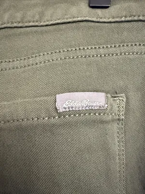 EDDIE BAUER Olive Green Women's Jeans thumbnail 9