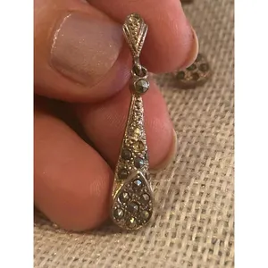 A280 1 1/4 inch earrings 925 sterling silver thumbnail 3