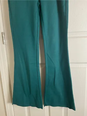Refuge Athletics Teal Green Flare Pants / Leggings Size Medium thumbnail 3