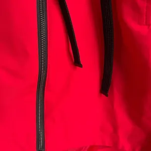 Sam Edelman Bright Red Water Resistant Hooded Coat Jacket Red Ridding Hood sz S‎ thumbnail 5