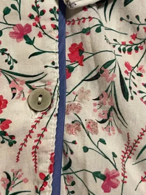 Womens medium Victoria's Secret long sleeve button up pajama top thumbnail 6