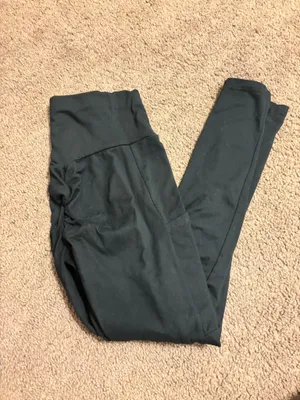 Black Leggings Spanx Faux, checkered flare leggings thumbnail 1