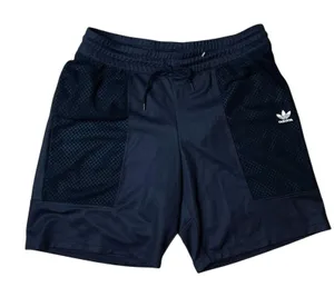 Adidas Osaka BQ5735 Navy Knit Shorts MEDIUM NWOT Activewear Basketball Shorts‎ thumbnail 1