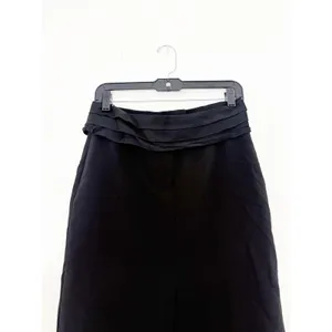 Zara Tuxedo Pencil Skirt Medium Black Satin Cumber-bun Cocktail Office Siren thumbnail 8