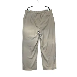 Old Navy Taylor Wide Leg Trouser Extra High Rise Beige Tan XL Pleated‎ Workwear thumbnail 5