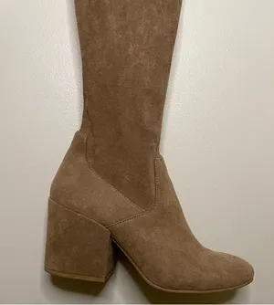 DV by Dolce Vita Cayla Suede Over-the-Knee Boots, Light Taupe, Size 7, EUC thumbnail 10