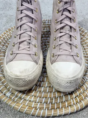 Converse All Starts Women’s Chuck Taylor Seasonal Lift Platform Sneakers Pink 8 thumbnail 2