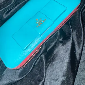 Vintage prada clutch wallet blue thumbnail 5
