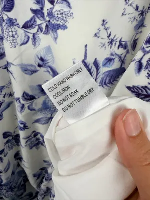 Petal + Pup Azelia Dress blue white midi size 6 thumbnail 4
