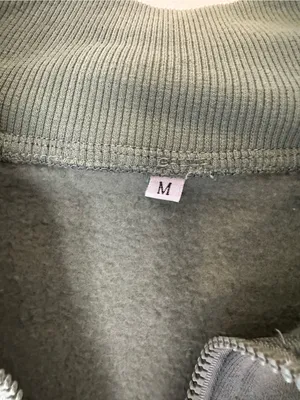 Women’s Sage Green Full-Zip Hooded Jacket thumbnail 2