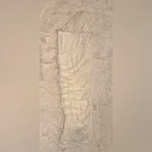 NWOT House of cb Valentina one shoulder Bustier dress in ivory sz XS thumbnail 5