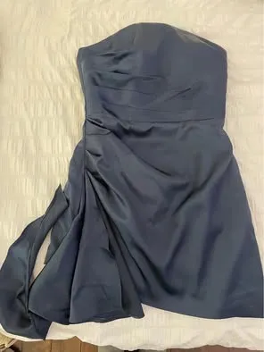 Navy Blue semi formal dress thumbnail 1