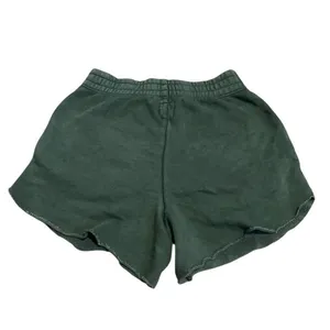 Aerie‎ Fleece Lounge Shorts Women XS Green Raw Hem Pockets Athleisure Comfy thumbnail 3