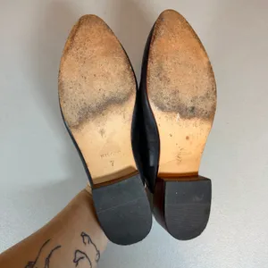 Nisolo Mariella Mule Womens 7 Smooth Black Leather Classic Round Toe Block Heel thumbnail 6