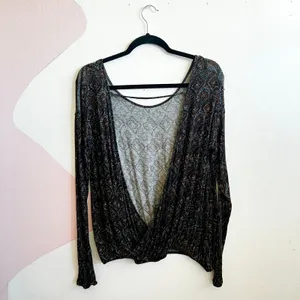 Free People Long Sleeve Top Boho‎ Bohemian Medium thumbnail 2