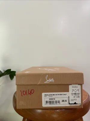 Christian Louboutin Decollete 868 100 Patent Calf Heels Shoes Size 38.5 thumbnail 11