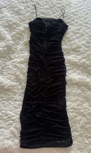 B Darlin Sparkly Midi Dress thumbnail 2