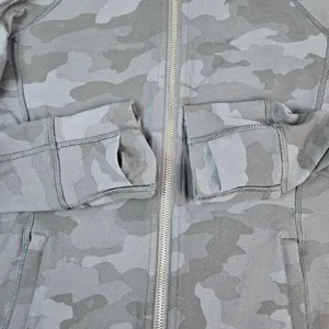 Lululemon Hooded Define Jacket Heritage 365 Camo Deep Coal Multi Size 10 thumbnail 8