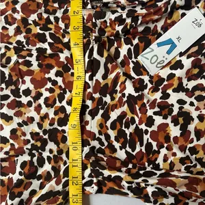 Zoe + Phoebe Women's Leggings Leopard Animal Print XL thumbnail 5