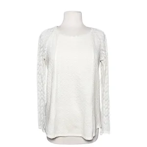ANTHROPOLOGIE ONE SEPTEMBER Women’s Boho Ivory Sweater Knit Lave Top thumbnail 3