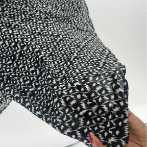 SAGE The Label Black White Abstract Tribal Print Lace-Up V-Neck Tunic‎ Top thumbnail 5