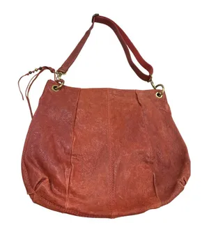 Vintage Fossil Womens Red Leather Shoulder Bag Purse SKU 7234 thumbnail 1