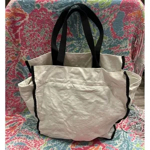 Vintage Walt Disney World Mickey Mouse‎ Silhouette Canvas Tote Bag thumbnail 4
