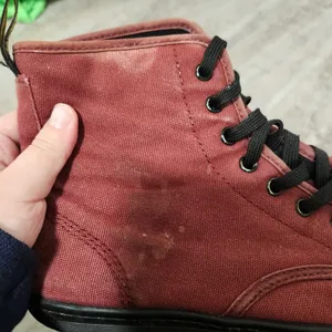 Dr. Martens Storeditch Red Canvas Lace Up Boots Size EU 41 thumbnail 8