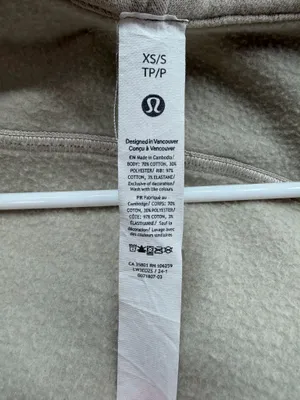 Lululemon Scuba Full-Zip Cropped Hoodie thumbnail 3